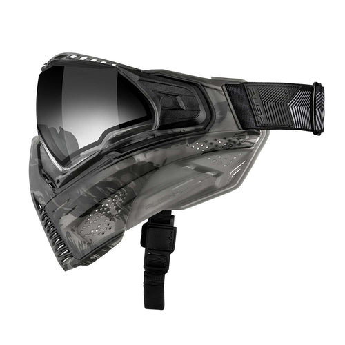 Push Unite Paintball Goggles & Case - FLX Smoke Camo