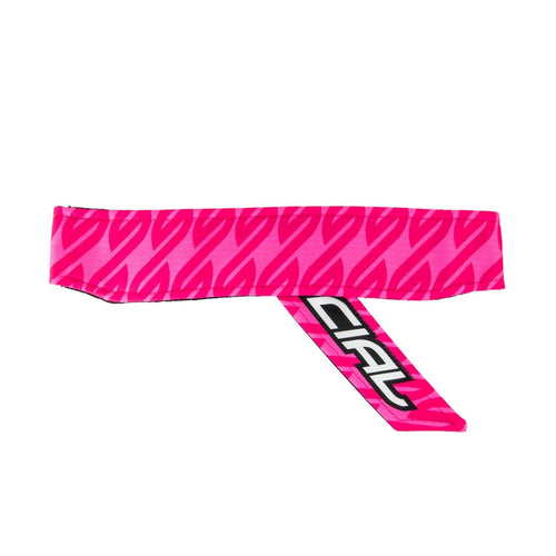 Social Paintball Long Tie Headband - Pink S