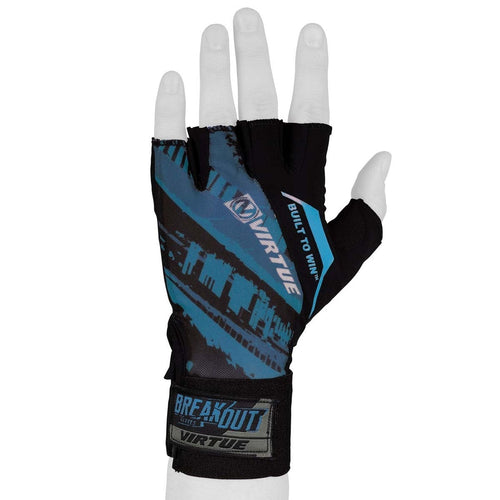 Virtue Breakout Gloves - Mesh Half Finger - Blue