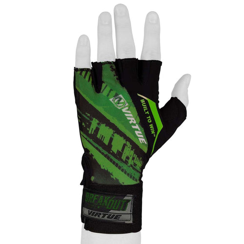 Virtue Breakout Gloves - Mesh Half Finger - Green
