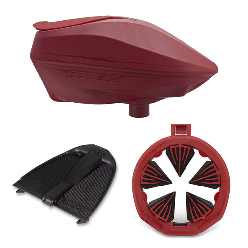 Virtue Paintball Loader Combo - IR2 / Crown SF-R / Ramp - Red