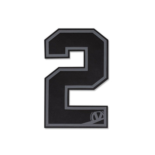 Virtue Paintball Luggage Number Patches Black / Grey - 2