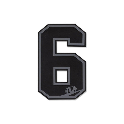 Virtue Paintball Luggage Number Patches Black / Grey - 6