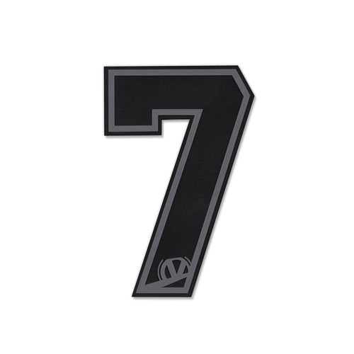 Virtue Paintball Luggage Number Patches Black / Grey - 7