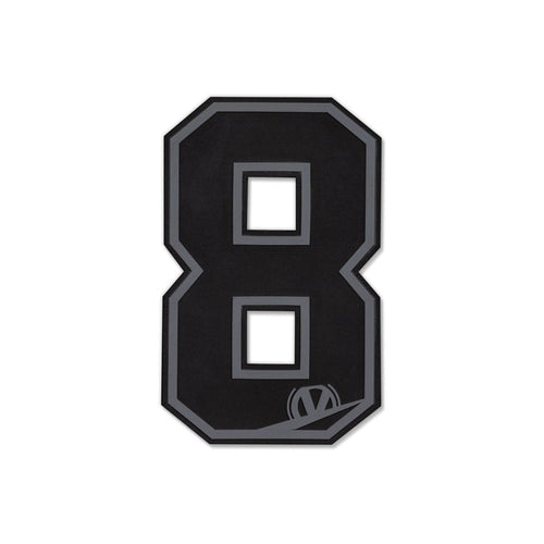 Virtue Paintball Luggage Number Patches Black / Grey - 8