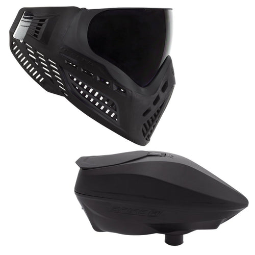Virtue Spire IR2 Paintball Loader + Ascend Goggle Combo - Black