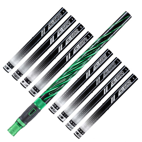HK Army LAZR Elite Orbit Barrel Kit - AC / Autococker - Dust Green / Black Inserts